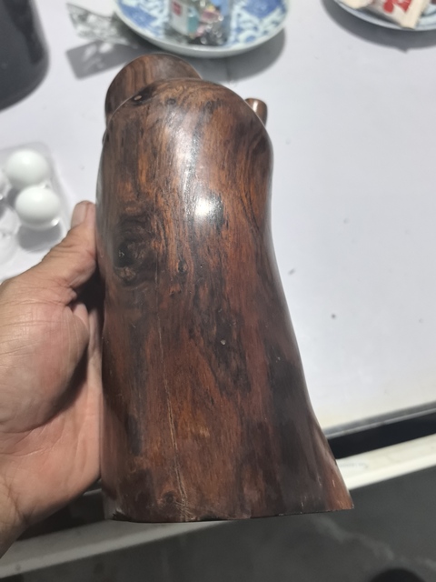 古玩雜項(xiàng)木雕人物真品鑒賞圖