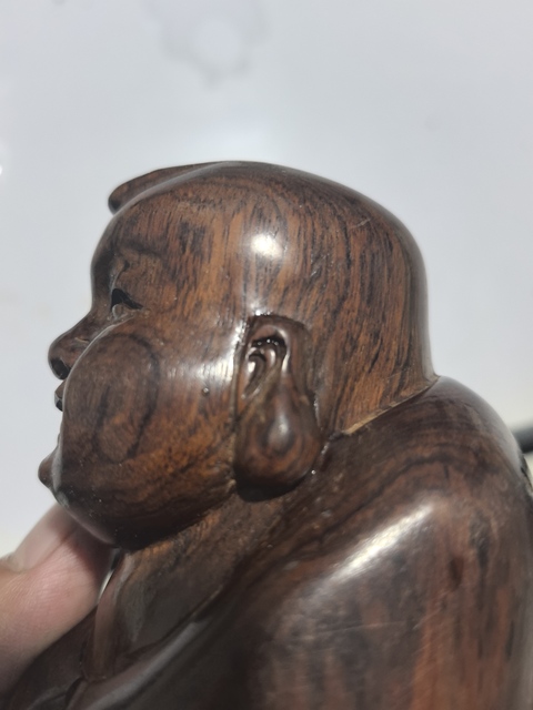 古玩雜項(xiàng)木雕人物真品鑒賞圖