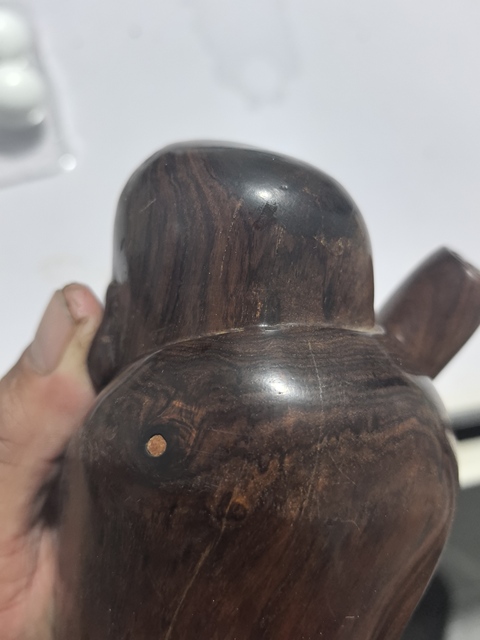 古玩雜項(xiàng)木雕人物真品鑒賞圖