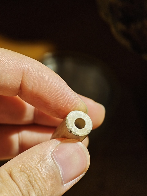 古玩玉器玉管珠真品鑒賞圖