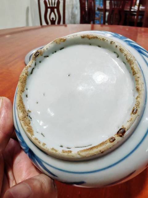 古玩陶瓷青花盒真品鑒賞圖