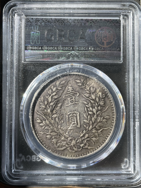 古玩錢幣民國九年袁像壹圓真品鑒賞圖