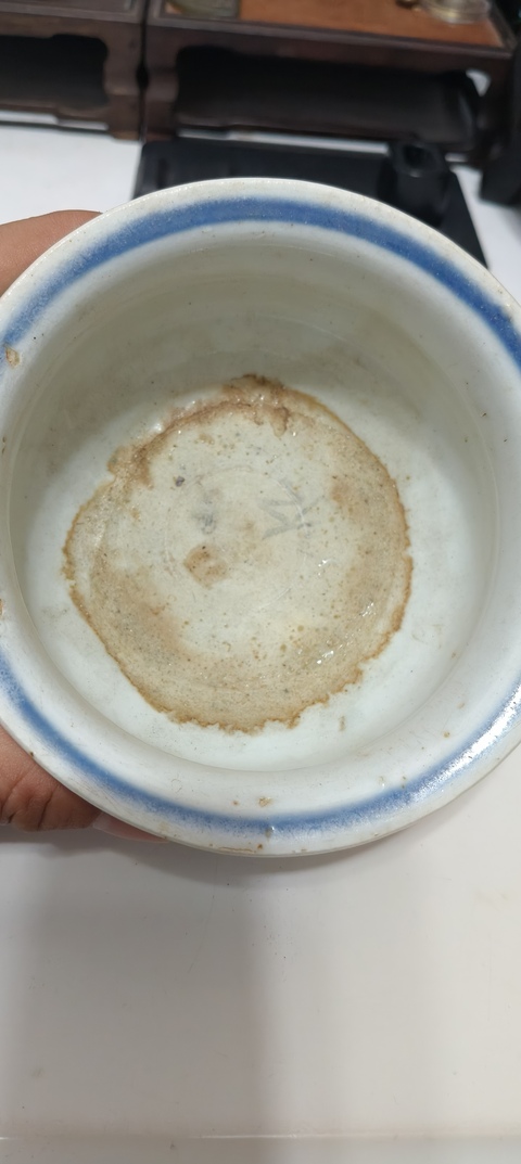 古玩陶瓷青花福字香爐真品鑒賞圖