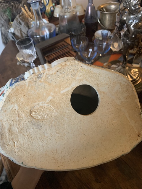 古玩陶瓷粉彩彌勒佛朔像真品鑒賞圖