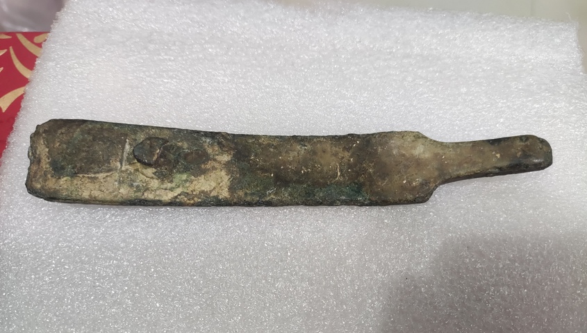 古玩銅器戰國晉系青銅帶鉤真品鑒賞圖