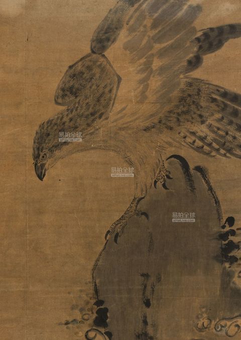 古玩字畫英雄獨立真品鑒賞圖