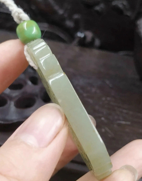 古玩玉器和田玉雕“人物故事”牌真品鑒賞圖