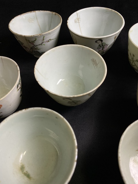 古玩陶瓷民國仕女紋粉彩杯拍賣，當(dāng)前價(jià)格88元