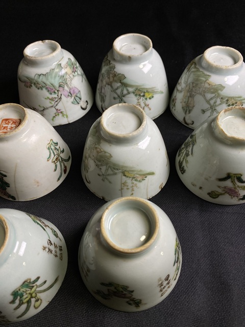 古玩陶瓷民國仕女紋粉彩杯拍賣，當(dāng)前價(jià)格88元