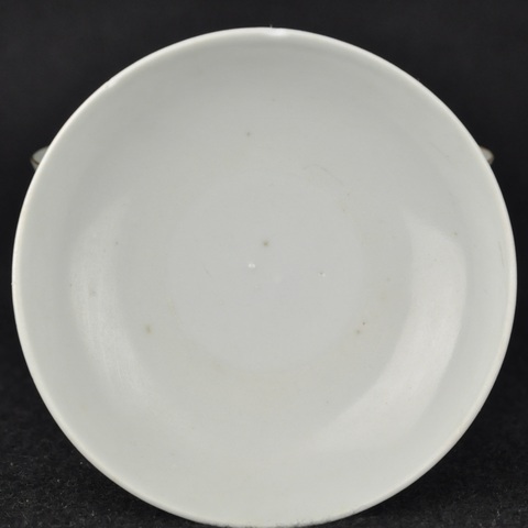 古玩陶瓷松石綠釉蓋碗真品鑒賞圖