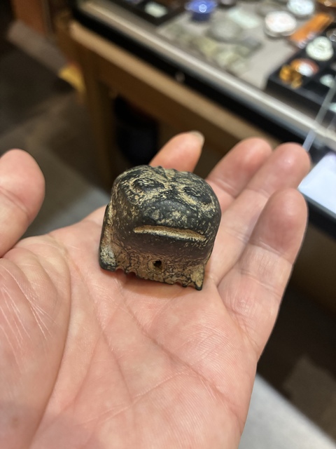 古玩雜項石蛙真品鑒賞圖