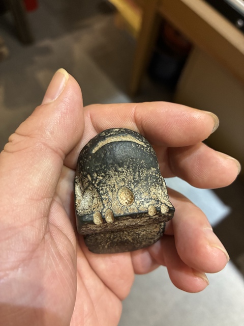 古玩雜項石蛙真品鑒賞圖