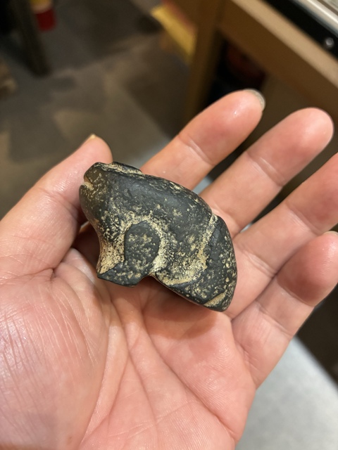 古玩雜項石蛙真品鑒賞圖