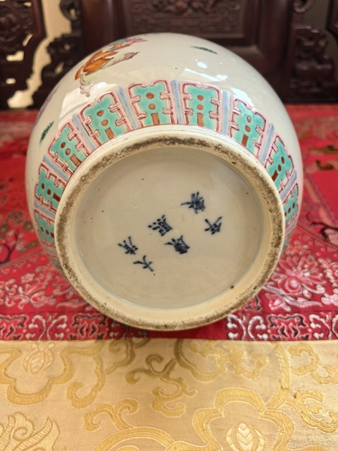 古玩陶瓷粉彩葫蘆瓶真品鑒賞圖