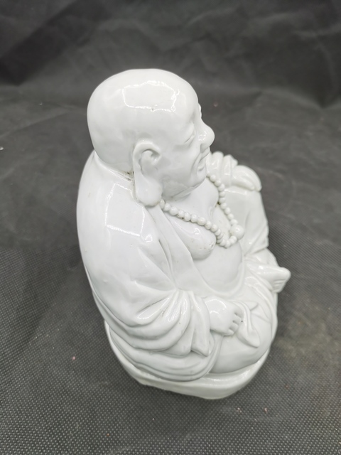 古玩陶瓷德化窯彌勒佛塑像真品鑒賞圖