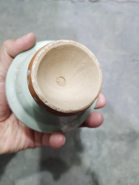 古玩陶瓷明代高足蓋盒真品鑒賞圖