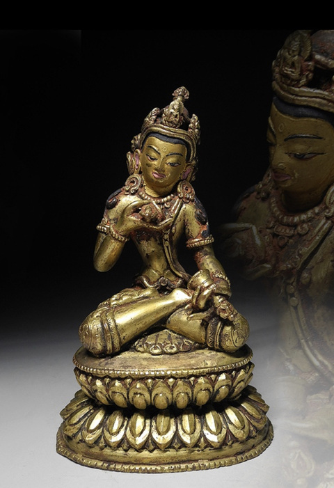 古玩銅器造像真品鑒賞圖