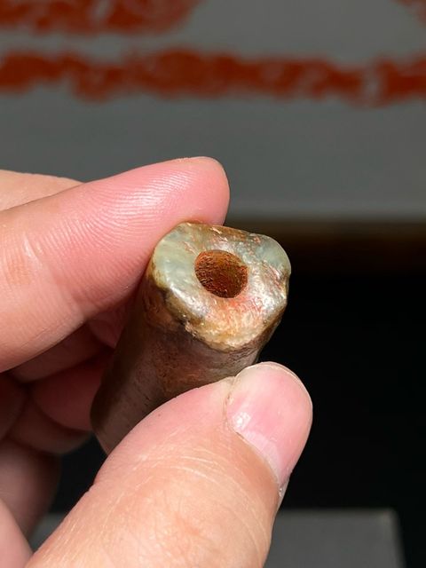 古玩玉器玉勒子真品鑒賞圖