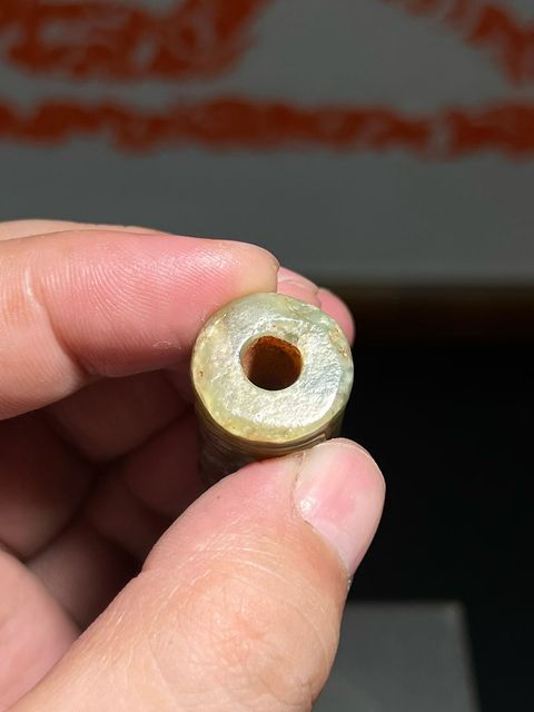 古玩玉器玉勒子真品鑒賞圖