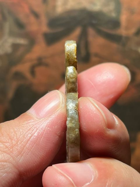 古玩玉器龍型玉佩真品鑒賞圖