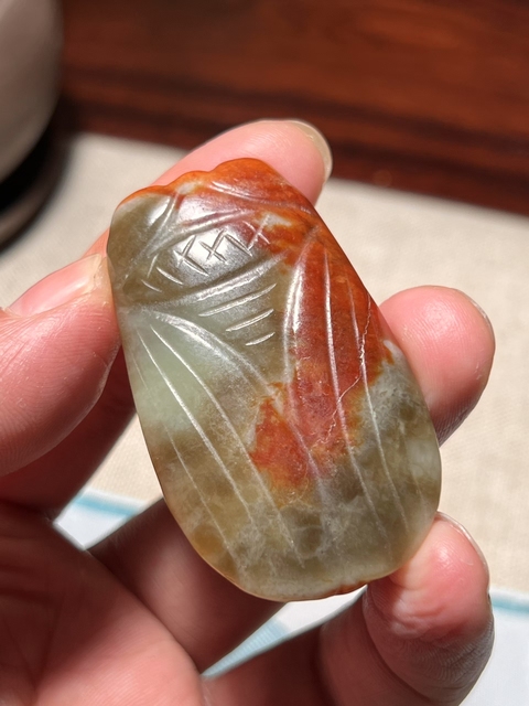 古玩玉器玉蟬真品鑒賞圖