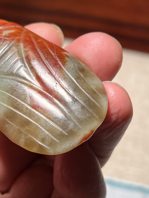 古玩玉器玉蟬真品鑒賞圖