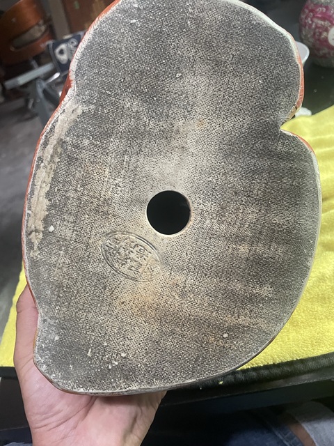 古玩陶瓷粉彩彌勒佛坐像真品鑒賞圖