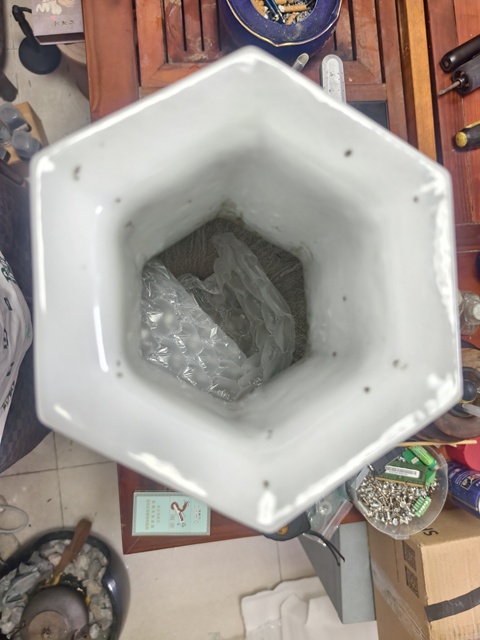 古玩陶瓷大雞圖粉彩瓶真品鑒賞圖