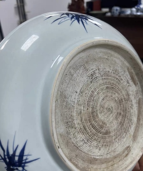 古玩陶瓷雍正青花盤(pán)真品鑒賞圖