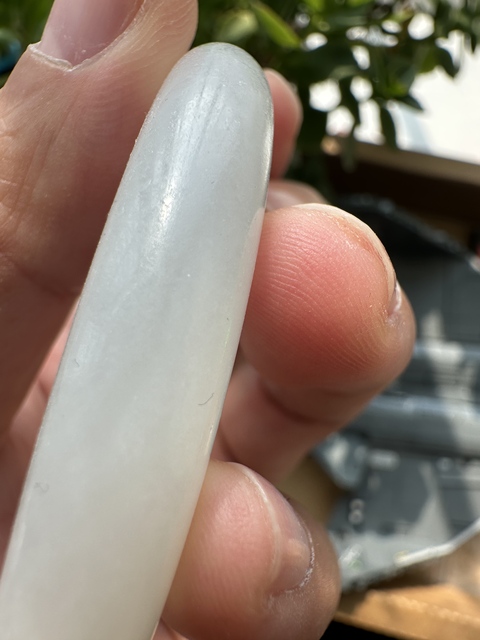 古玩玉器扁鐲子真品鑒賞圖