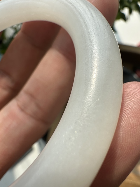 古玩玉器扁鐲子真品鑒賞圖