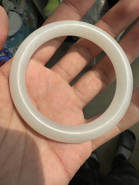 古玩玉器扁鐲子真品鑒賞圖