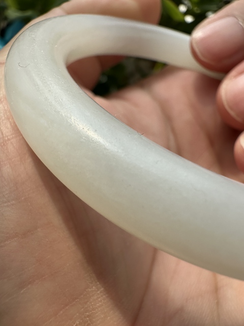 古玩玉器扁鐲子真品鑒賞圖