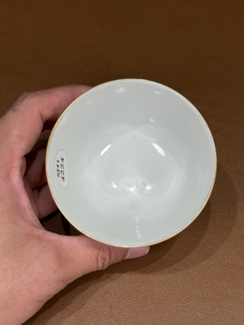 古玩陶瓷清道光 粉彩紅樓夢人物紋杯真品鑒賞圖