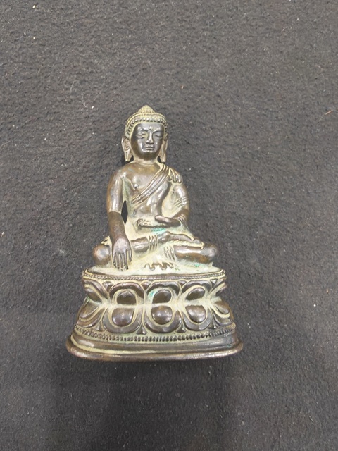 古玩銅器釋迦牟尼佛真品鑒賞圖