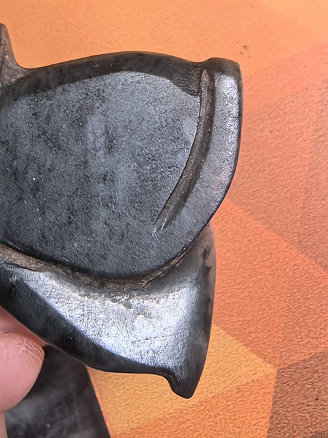 古玩玉器獨山玉雕“瓜果墜”真品鑒賞圖