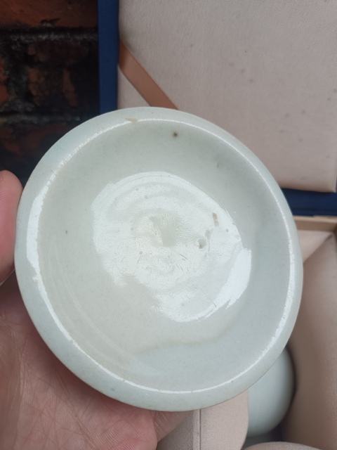 古玩陶瓷宋代湖田窯影青簡易盞托拍賣,當前價格22000元