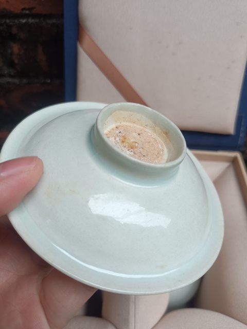 古玩陶瓷宋代湖田窯影青簡易盞托拍賣,當前價格22000元