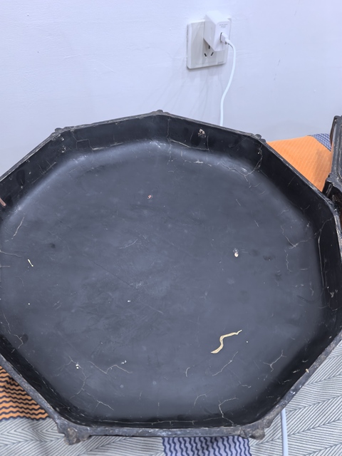 古玩雜項九方竹絲漆盒真品鑒賞圖