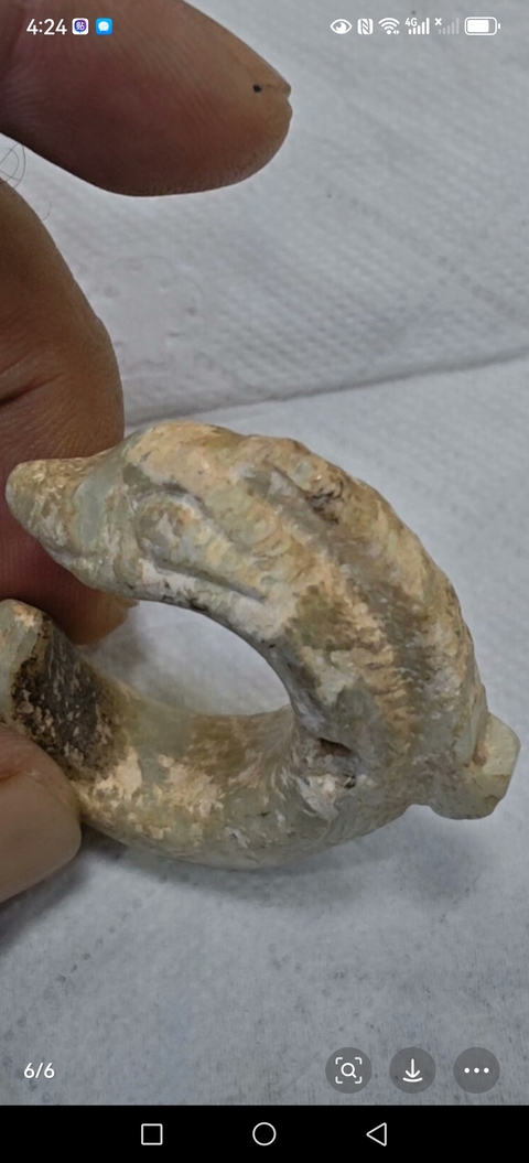 古玩玉器仿“紅山文化”c形龍真品鑒賞圖