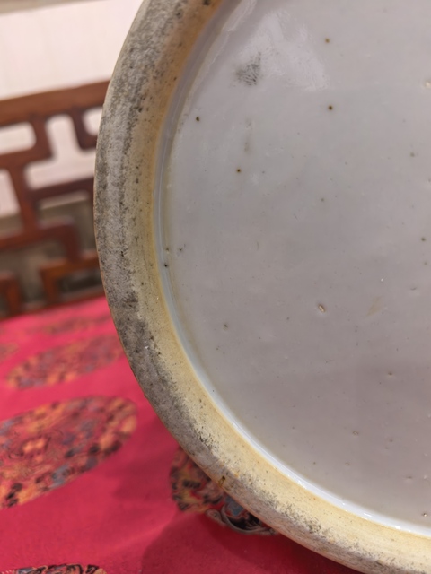 古玩陶瓷粉彩人物故事雙耳大瓶真品鑒賞圖