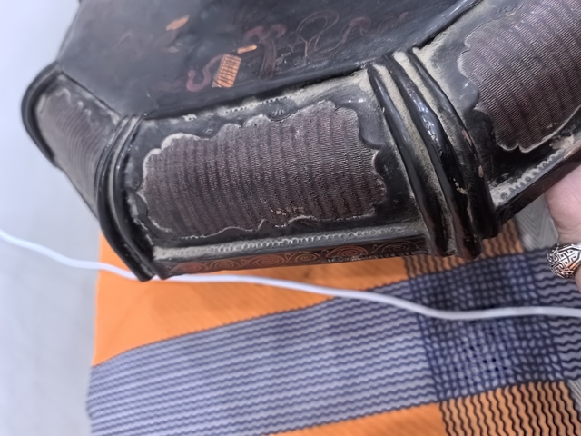 古玩雜項拔絲漆盒真品鑒賞圖