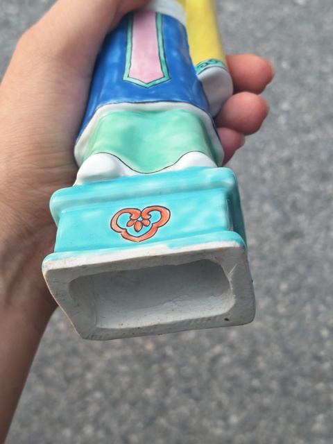 古玩陶瓷民國 粉彩壽星真品鑒賞圖