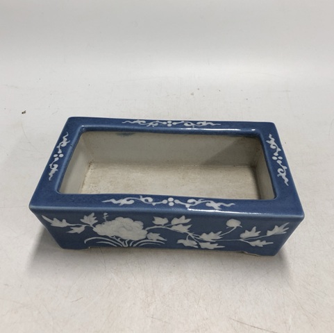 古玩陶瓷祭蘭堆白水仙盆真品鑒賞圖