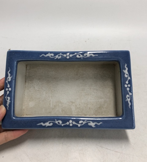 古玩陶瓷祭蘭堆白水仙盆真品鑒賞圖