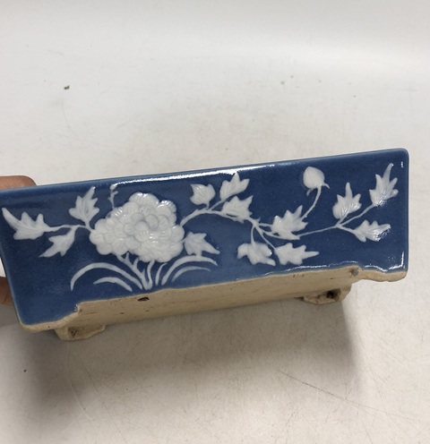 古玩陶瓷祭蘭堆白水仙盆真品鑒賞圖