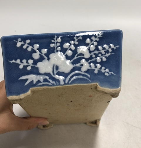 古玩陶瓷祭蘭堆白水仙盆真品鑒賞圖