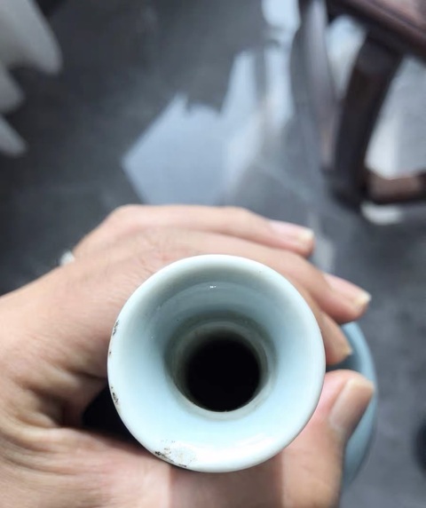 古玩陶瓷荸薺瓶真品鑒賞圖