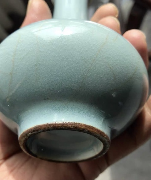 古玩陶瓷荸薺瓶真品鑒賞圖