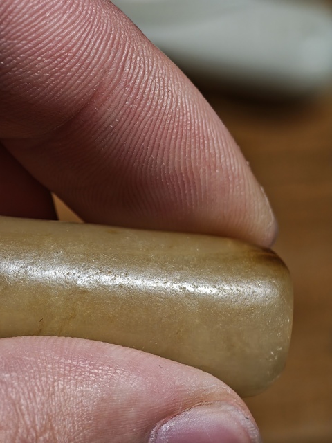 古玩玉器古玉勒子真品鑒賞圖